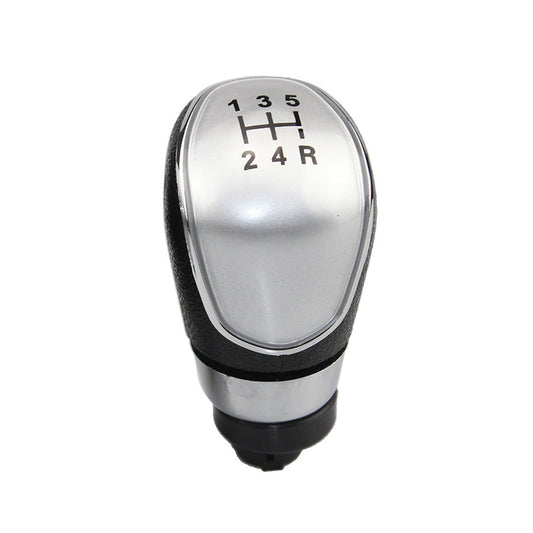 5-Speed Manual Gear Shift Knob Silver Suitable For Ford Fiesta MK2 C-Max 2008-2013-1