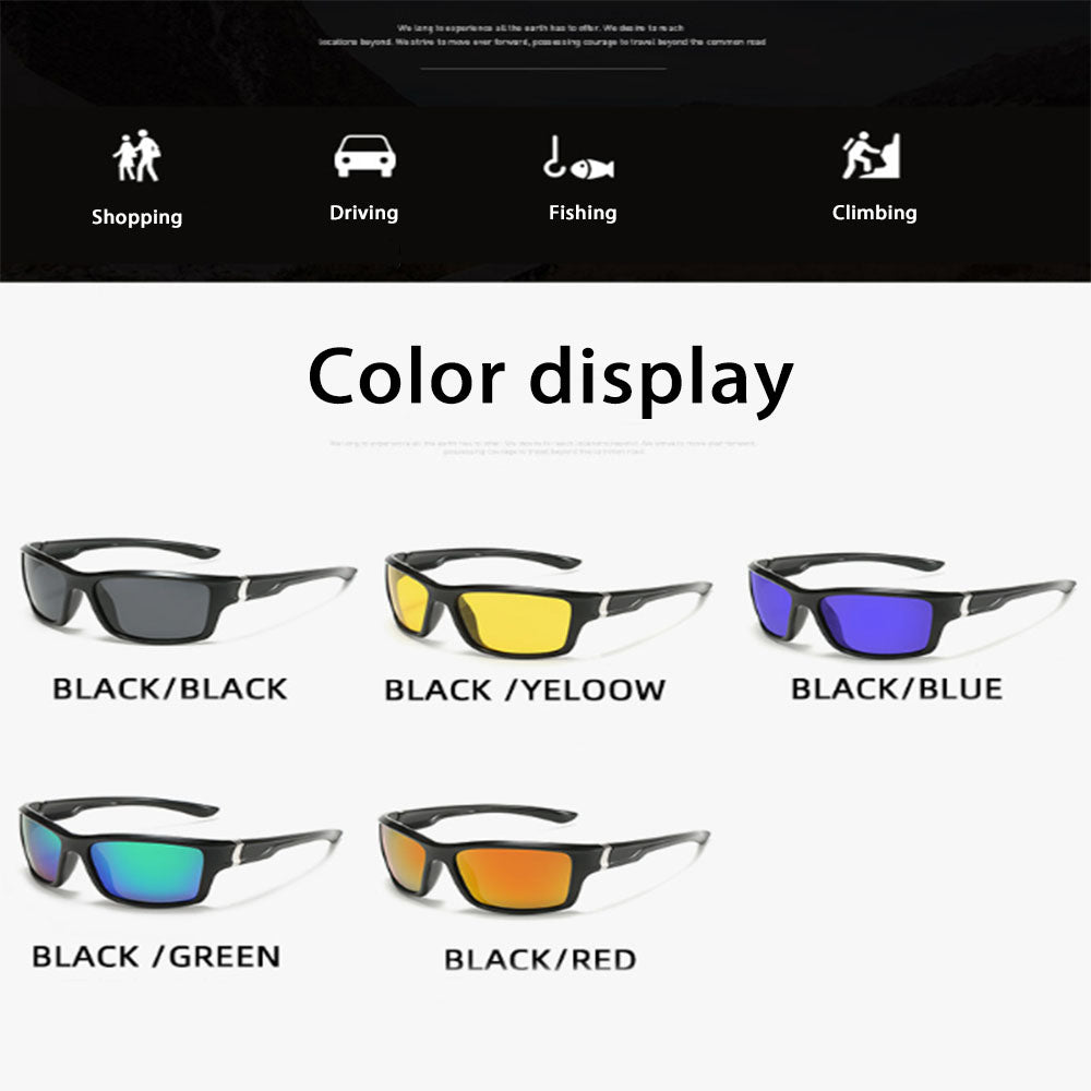 Men Polarized Sports Sunglasses Running Cycling Wrap Around Fishing Driving-4