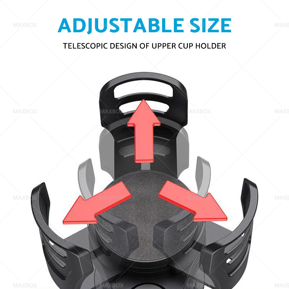 4in1 Adjustable Cup Holder Expander Adapter Base Tray Car Drink Bottle Holder-4