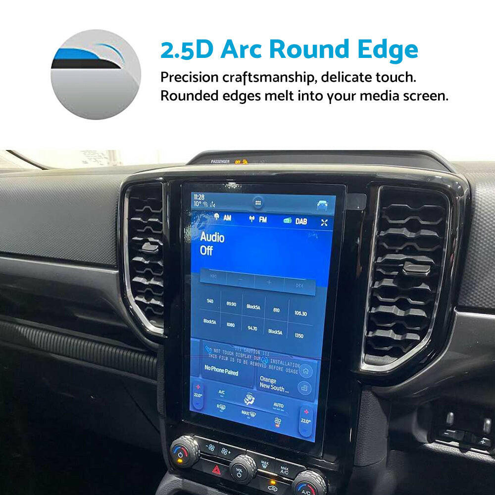 10.1in Car Screen Protector Tempered Glass Suitable For Ford Ranger XL XLS XLT-4