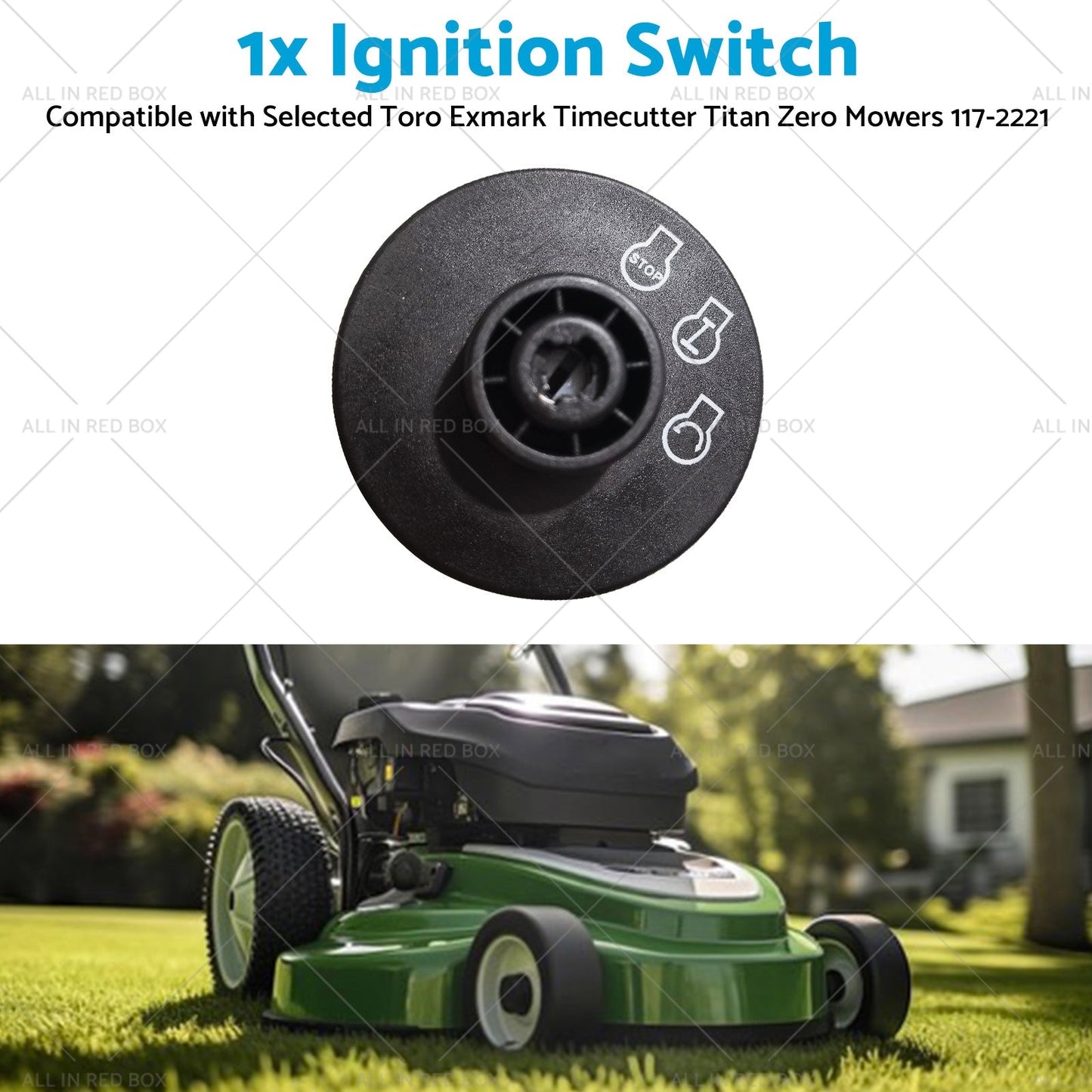 Ignition Switch Suitable for Toro Titan Zero Exmark Timecutter Mowers 117-2221-2