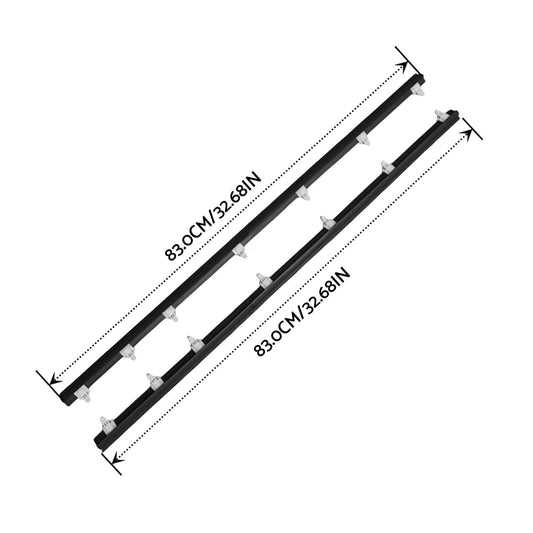 2x Front Outer Door Weatherstrips Suitable For LandCruiser 70 75 78 79 Series-1