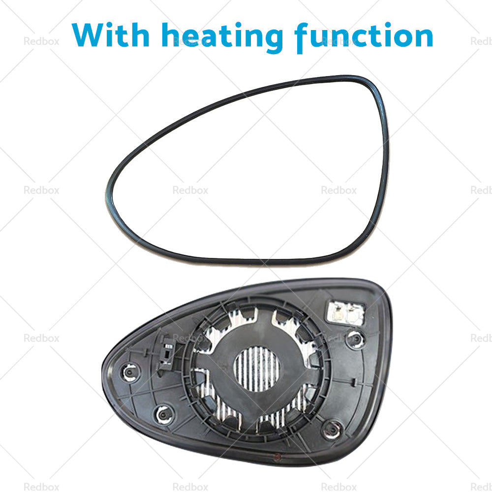 Suitable for Holden Barina 2011-ONWARD Left Mirror Glass Heated Convex With Base-3