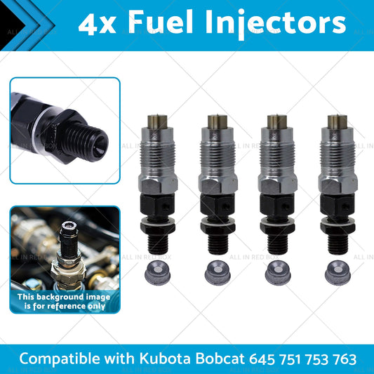 7023120 6722147 4x Fuel Injectors 6722147 Suitablefor 645 751 753 763 773 Kubota-1