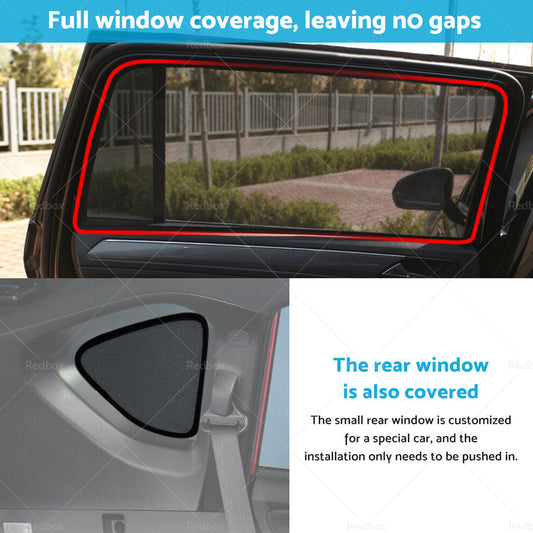 Car Window Sun Shade Compatible with Toyota RAV4 40 series Magnetic Shade Mesh-1