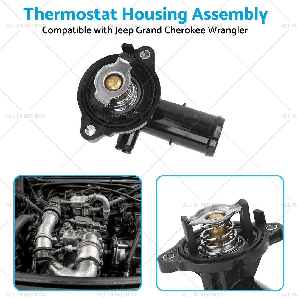 Thermostat Housing DT206L 05184651AF Suitable for Jeep Grand Cherokee Wrangler-4