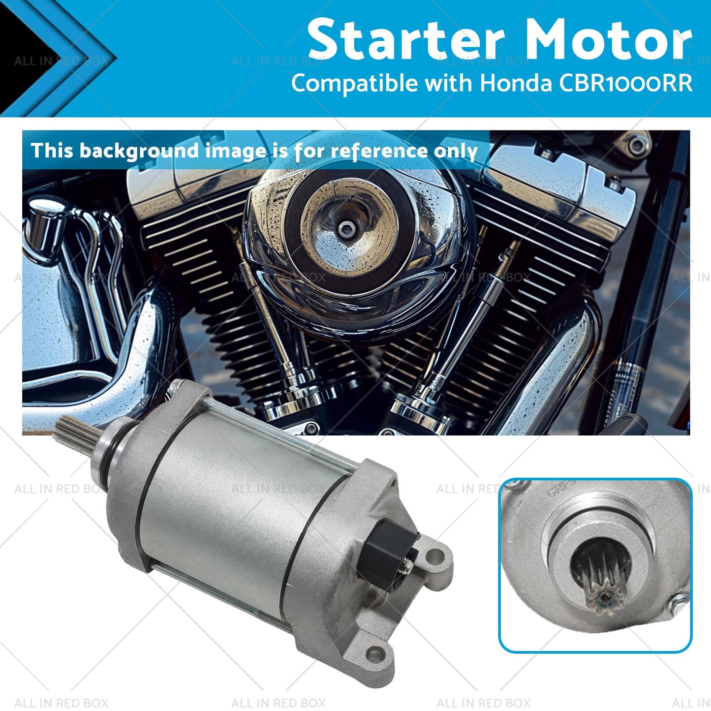 Starter Motor Suitable for Honda CBR1000RR Fireblade 08-21 31200-MFL-003-0