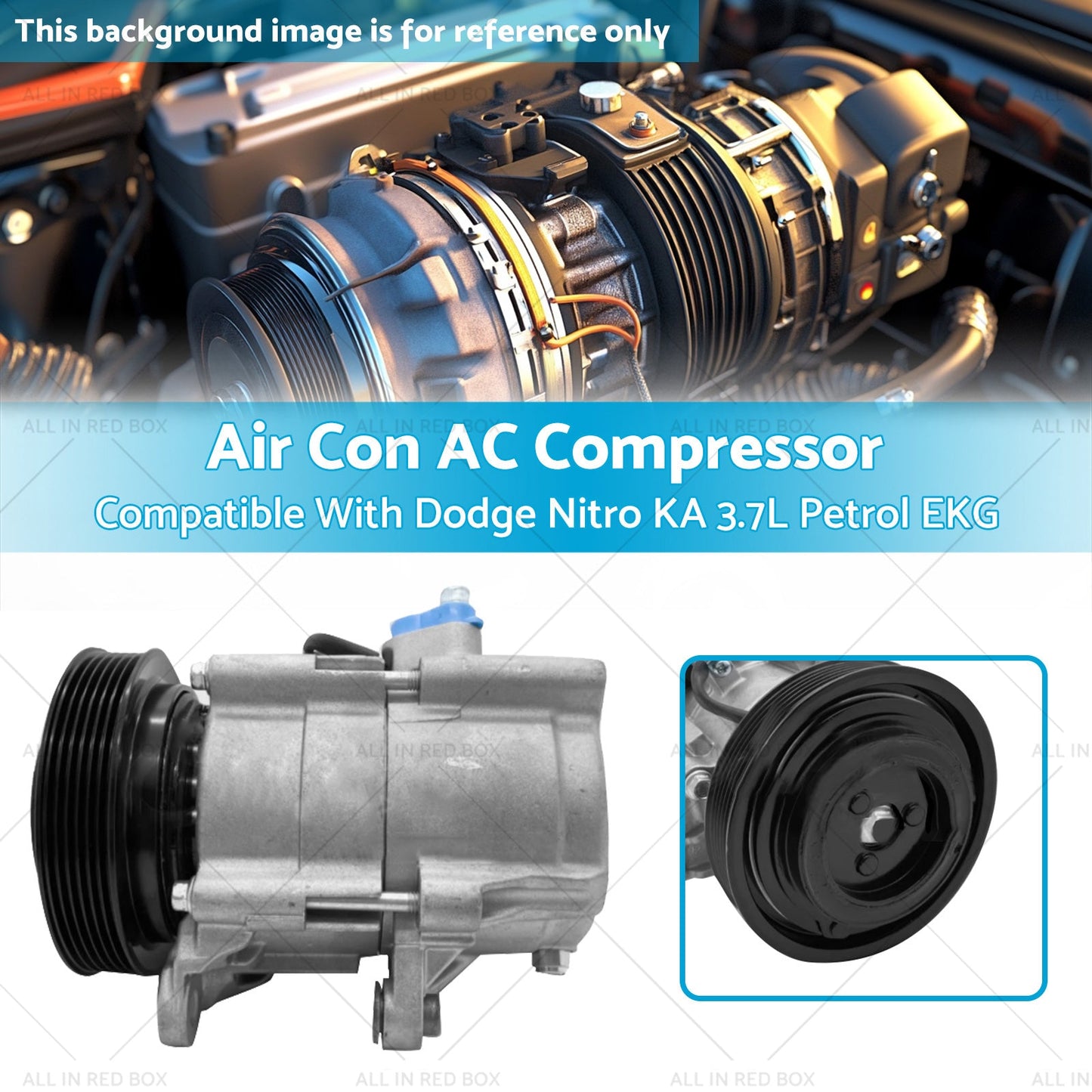 Air Conditioning AC Compressor Suitable for Dodge Nitro KA 3.7L Petrol EKG-2