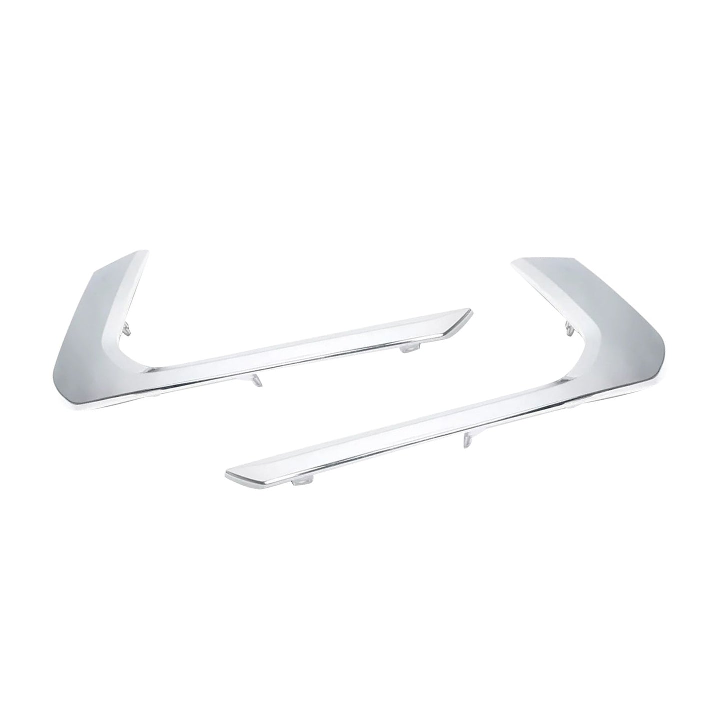 Left & Right Front Lower Bumper Molding Chrome Trim Suitable for Mitsubishi ASX-4