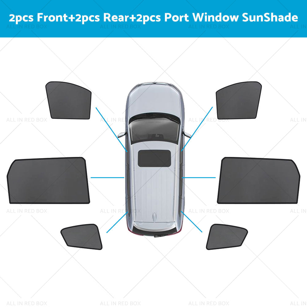 Car Window Sun Shades Suitable for LDV D90 2017-2023 Rear Magnetic Blind Mesh-9