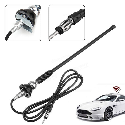 Universal Stereo Aerial Rubber Car Radio Flexible Roof Wing Mounting Antenna Suitable For Most Vehicles-1