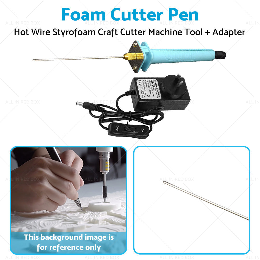 Foam Cutting Pen Hot Wire Styrofoam Craft Cutter Machine Tool Adapter AU-4