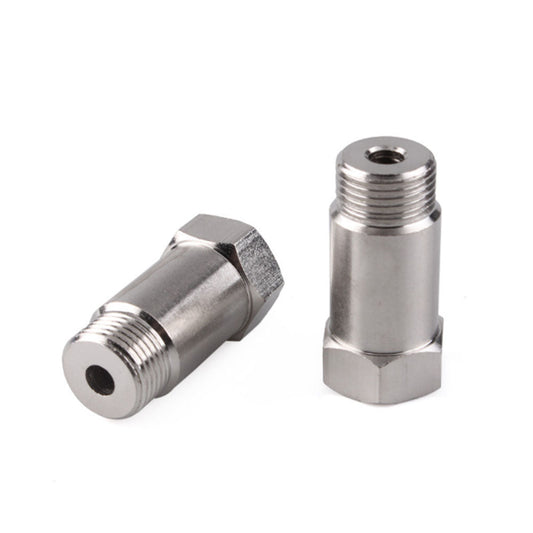 2x Oxygen Sensor Extender Spacer M18 x 1.5 Bung Adapter Suitable For OBD2 Vehicles-1