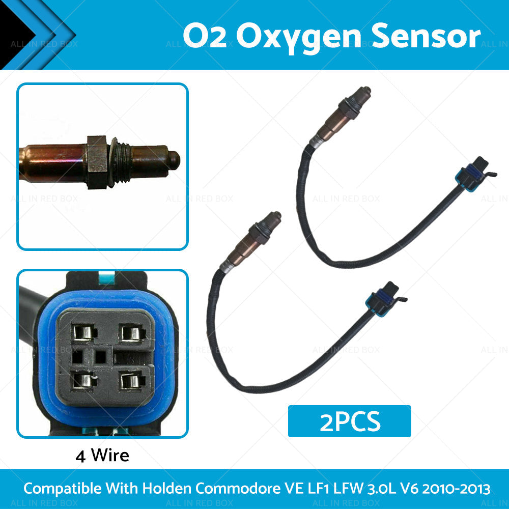 2Pcs O2 Oxygen Sensor For Commodore VE LF1 LFW 3. 0L V6 2010-2013 Pre or Post-Cat-4
