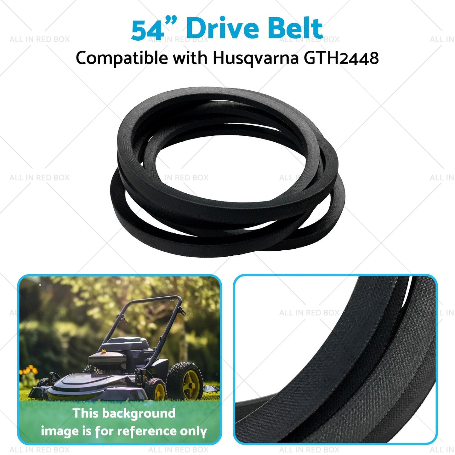 Deck Belt Suitable for 54inch Cub Cadet GT1554 LGT1054 SLT1554 SLTX1054 754-0642-4