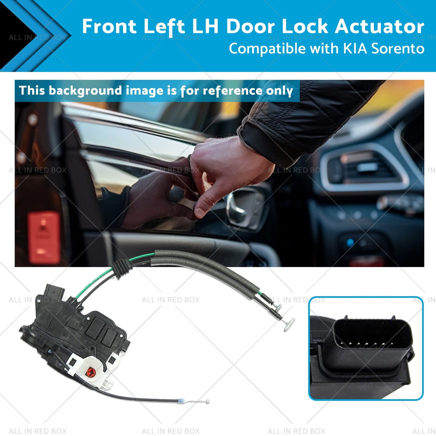 813102P000 Front Left LH Door Lock Actuator Suitable for KIA Sorento 2011-2015-0