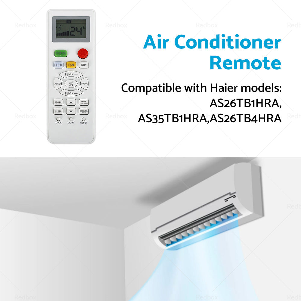 Air Conditioner Remote Suitable for Haier AS26TB1HRA, AS35TB1HRA, AS26TB4HRA-3