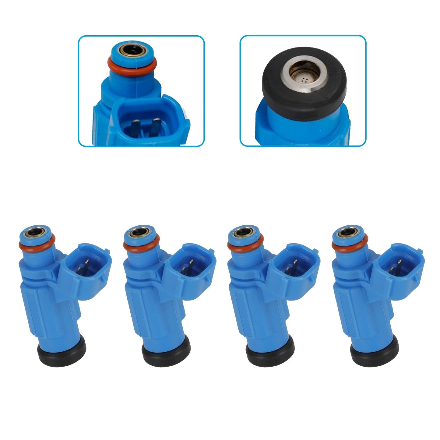 4x Fuel Injectors Suitable For Kawasaki STX 15F 2003-2007 / STX 12F 2004-2016-4