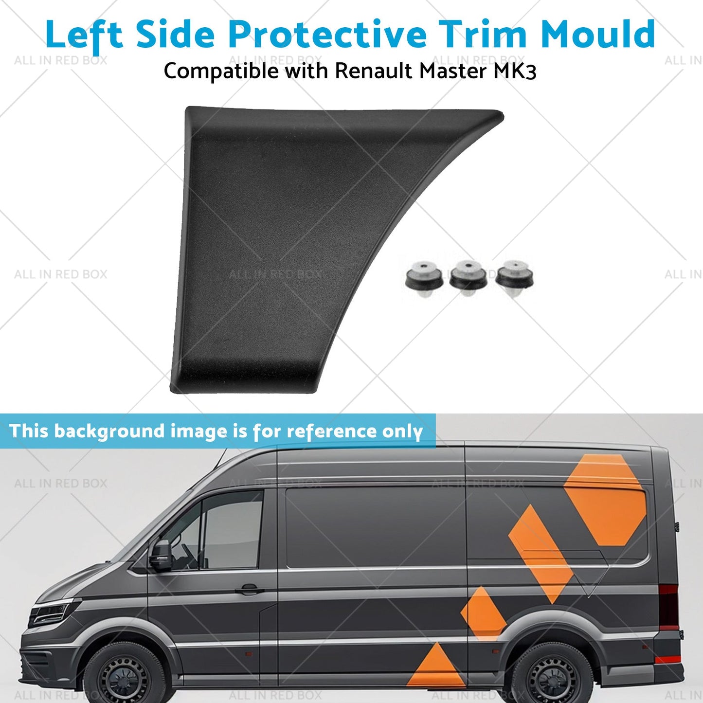 Side Protective Trim Mould Front Of Rear Wheel Suitable for Renault Master MK3-3