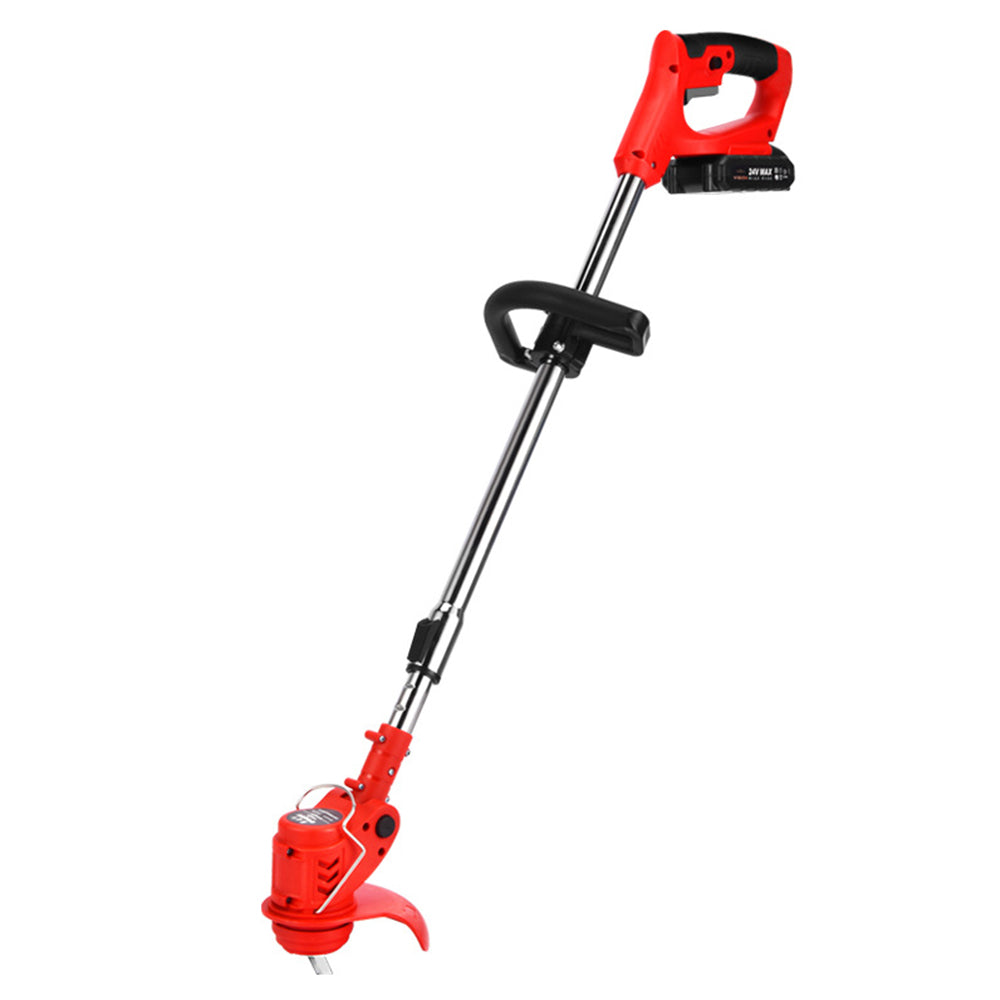 1/2 Battery Cordless Grass Trimmer Lawn Electric Whipper Snipper Strimmer 7Blade-4