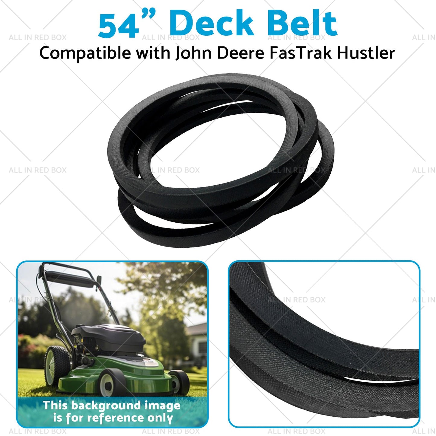 786483 54 inch Deck Belt Suitable for John Deere Hustler 938548 FasTrak SD 933499-2