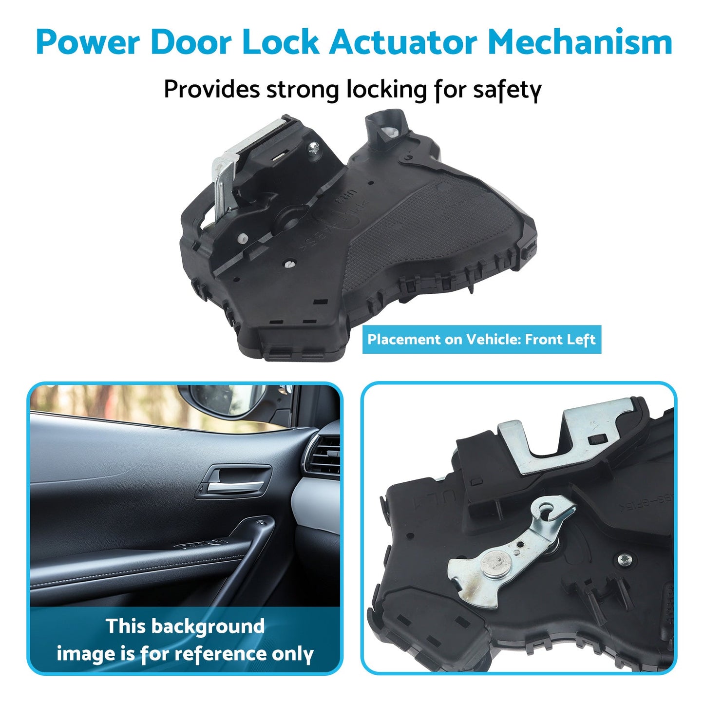 Front Left Power Door Lock Mechanism Assy Suitable For Toyota Hilux Vigo 05-15-4