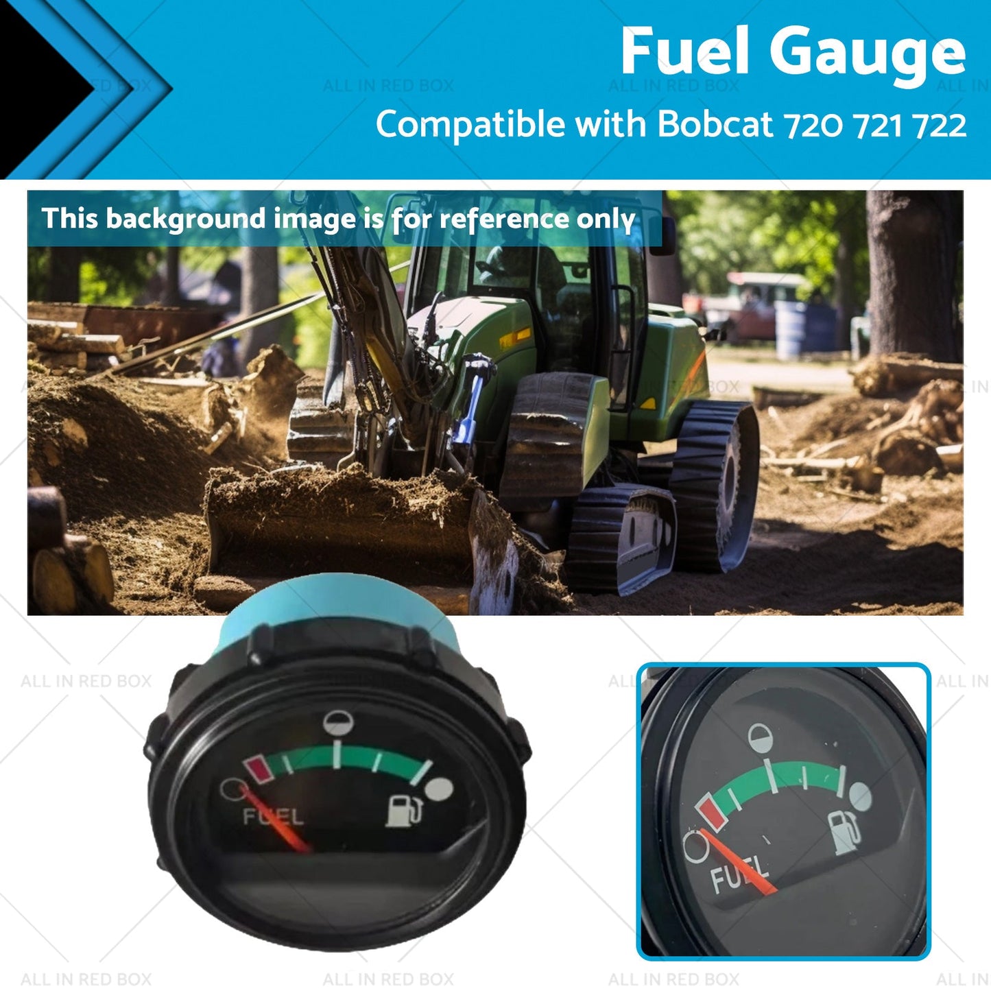 Fuel Gauge Suitable for Bobcat 720 721 722 741 742 743 751 753 6669665 6658820-0