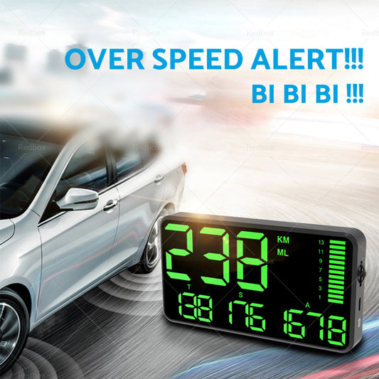 5.5'' Speedometer Odometer Display MPH KMH with Over Speeding Alarm Universal-1