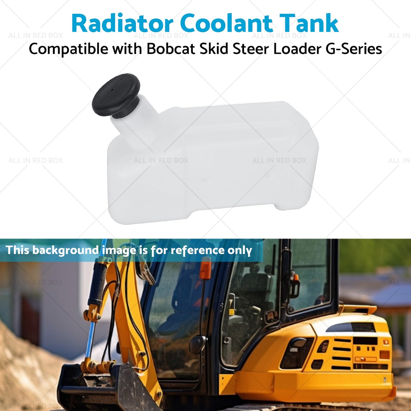 Radiator Water Coolant Reservoir Tank Suitablefor Bobcat 653 742 743 751 6576660-3
