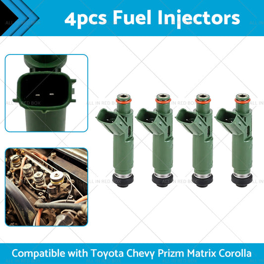 4PCS Fuel Injector Suitable For Toyota Chevy Prizm Matrix Corolla 23250-22040-1