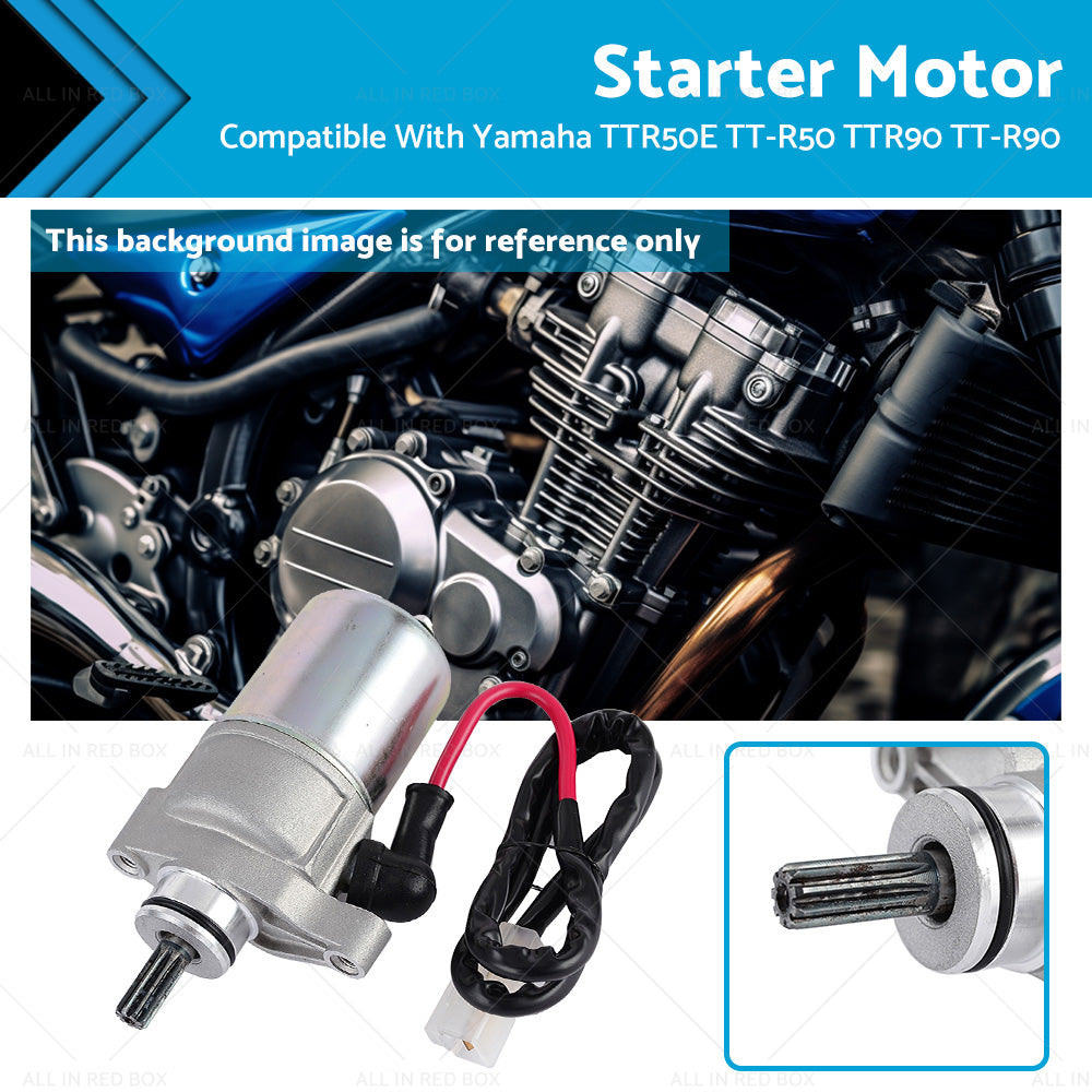 Starter Motor Suitable For Yamaha TTR50E TT-R50 05-17 TTR90 TT-R90 2004-2007-0
