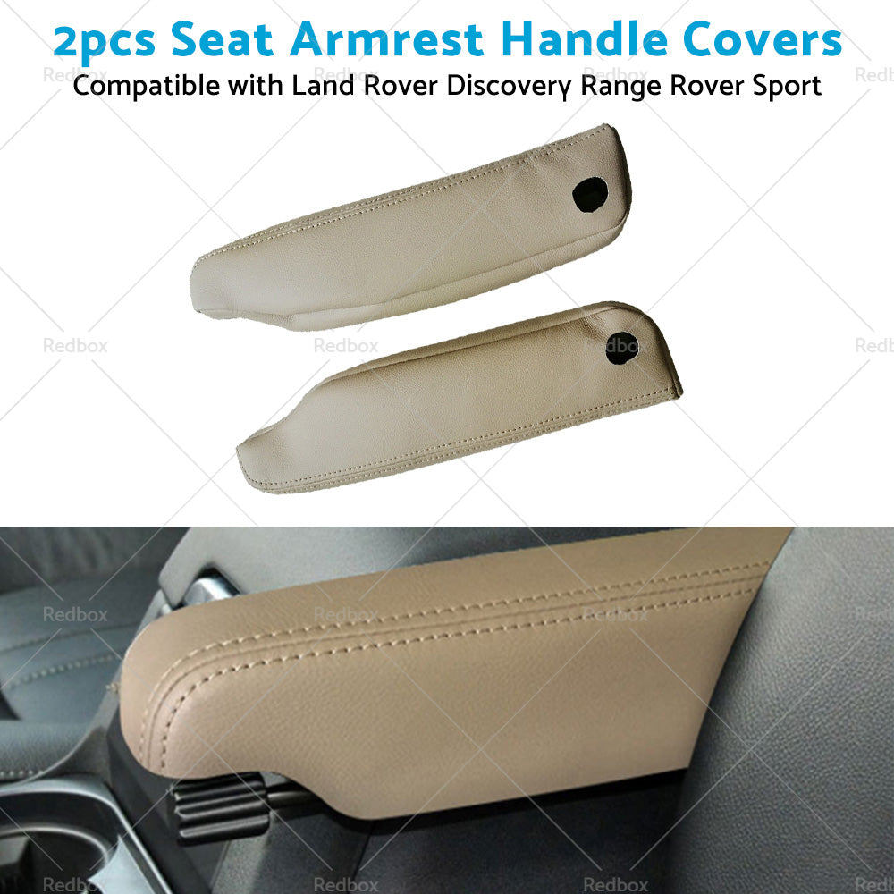 2PCS LEATHER Seat Armrest Handle Cover Suitable For 2005-2013 Range Rover SPORT-3