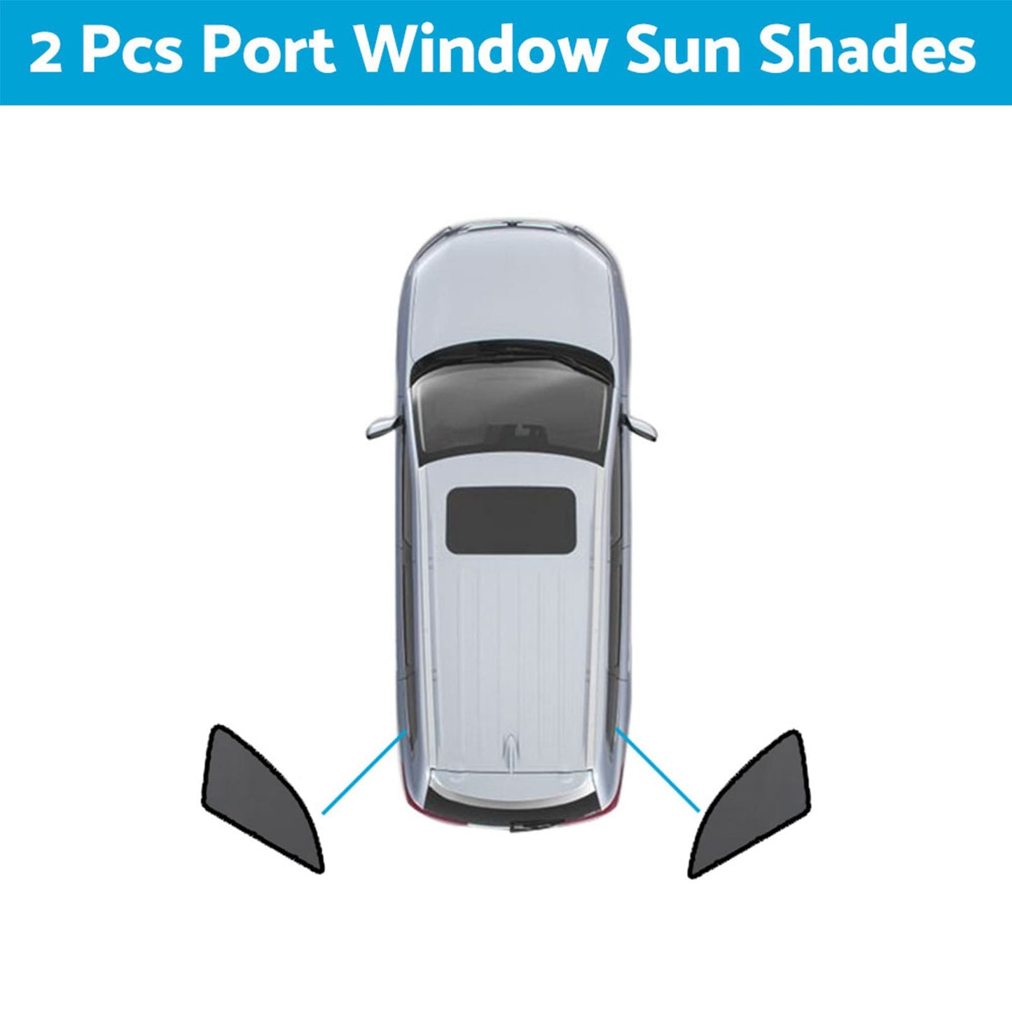 Magnetic Mesh Sun Blind Shades Suitable for Audi Q5 FY 2017-2025 On Front Rear-4