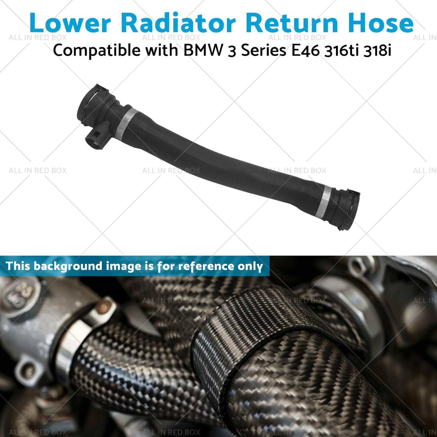 17127516416 Lower Radiator Return Hose Suitable for BMW 3 Series E46 316ti 318i-4