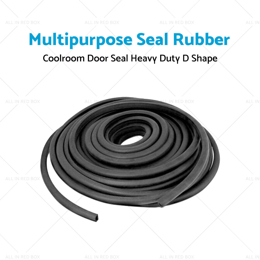 5m or 16x20mm Fridge Seals Rubber Door Gasket Coolroom Door Seal Heavy Duty D Shape-3
