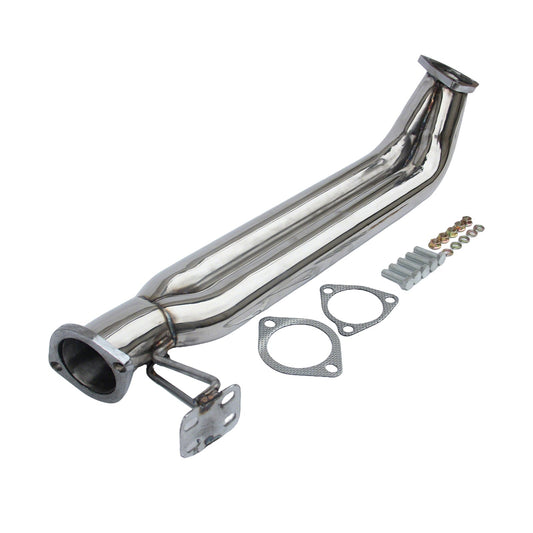 Stainless Steel Exhaust Twin Downpipe Suitable For Nissan S14 / PS13 SR20DET Turbo 1995-2000-1