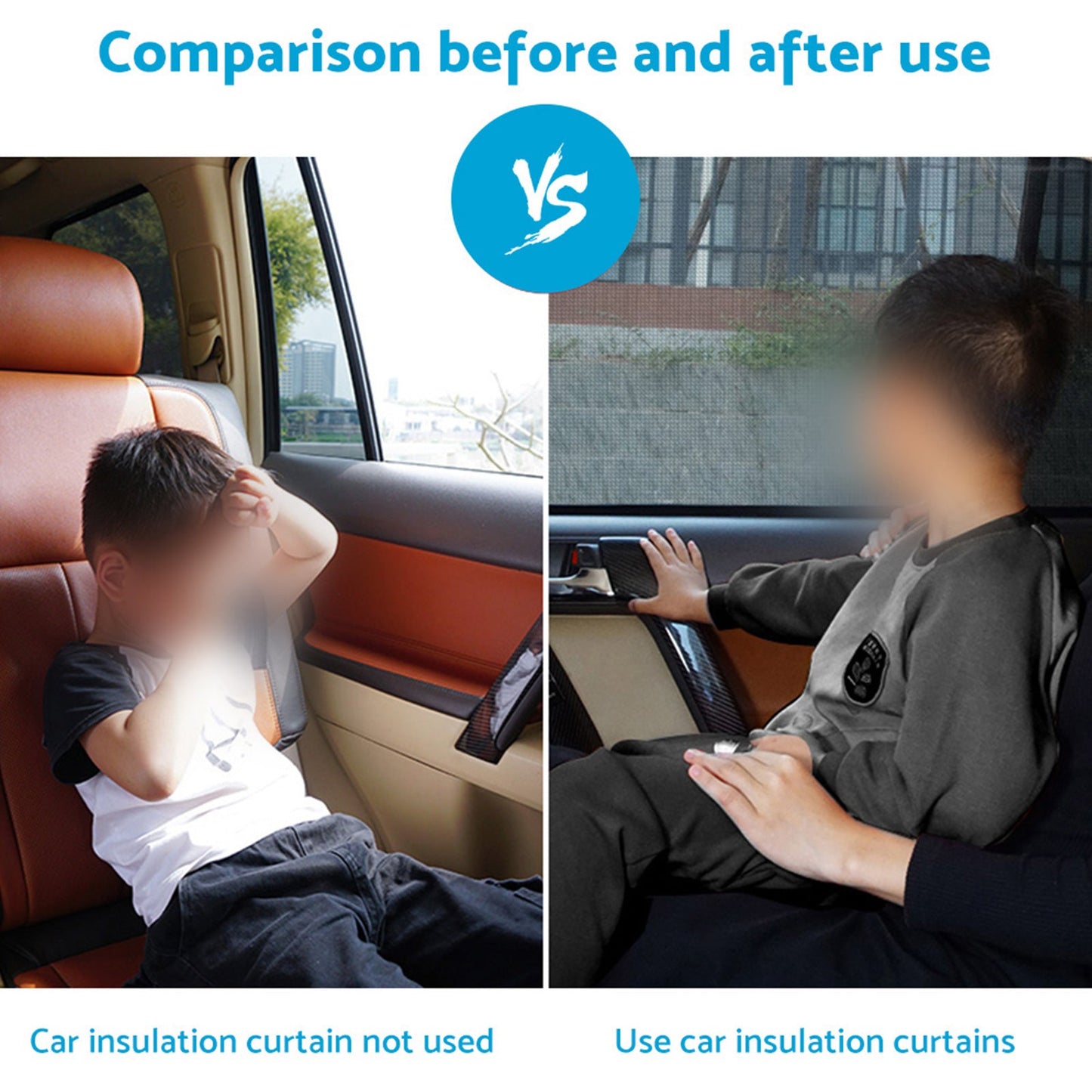 2x Car Rear Window Shades Suitable for LDV G10 2014-Present UVB&UVA Protection-4