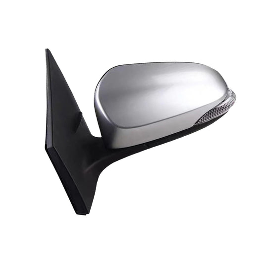 Left Silver DoorMirror Heated Suitable for Toyota Corolla ZRE182 Hatchback 12-18-1