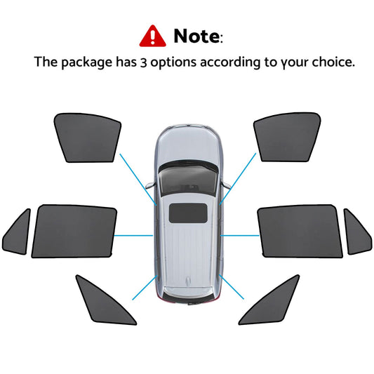 Car Window Sun Shades Magnetic Mesh Suitable for Mercedes-Benz GLC 2015-2022-1