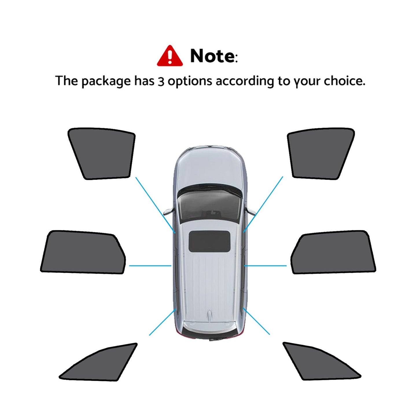 Magnetic Mesh Sun Blind Shades Suitable for Audi A4 Wagon B9 2016+On Front/Rear-1