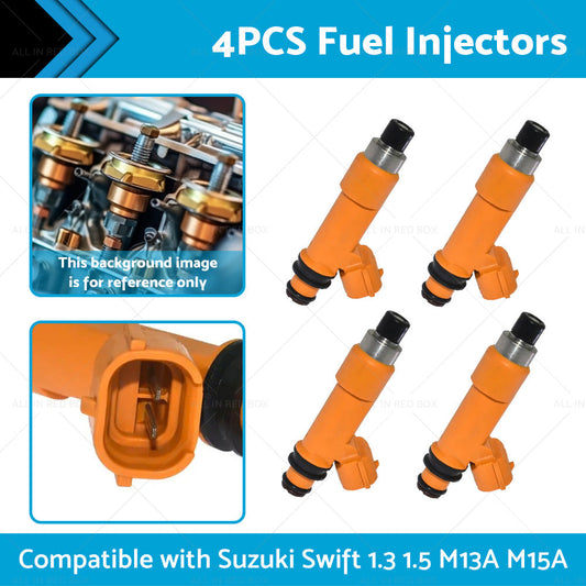 4PCS Fuel Injector 297500-0120 Suitable for Suzuki Swift 1. 3 1. 5 M13A M15A 05-16-1