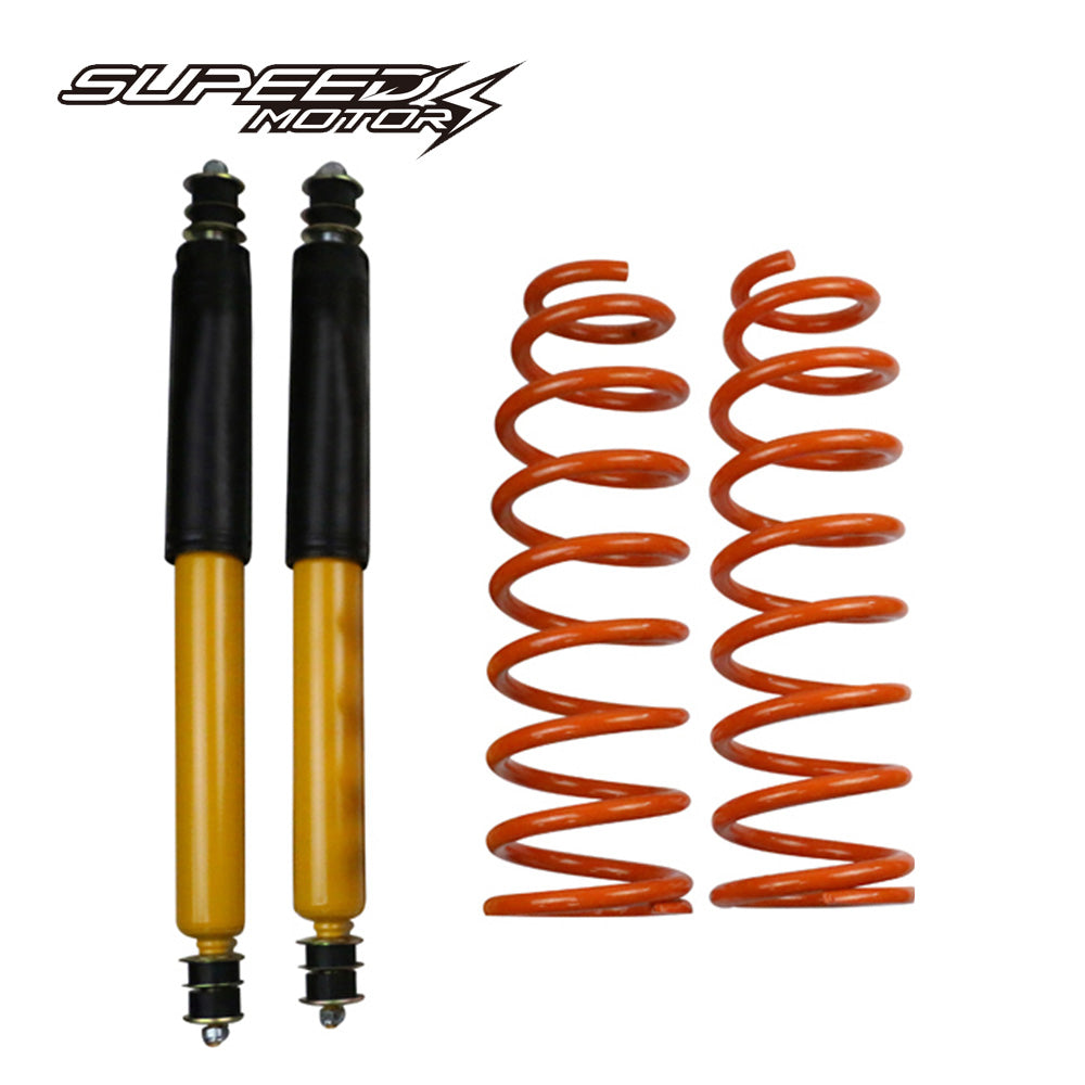 Rear 2 inch 50MM Lift Shock Coil Spring Suitable For Toyota Land Cruiser 80 Series-0