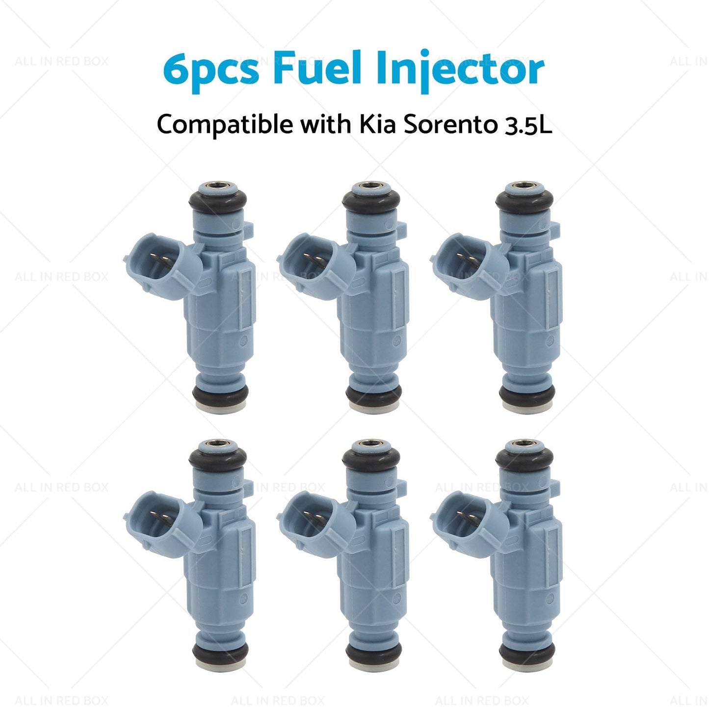 6pcs Fuel Injectors 35310-38010 Suitable for Kia Sorento 3. 5L 03-05 9260930003-3