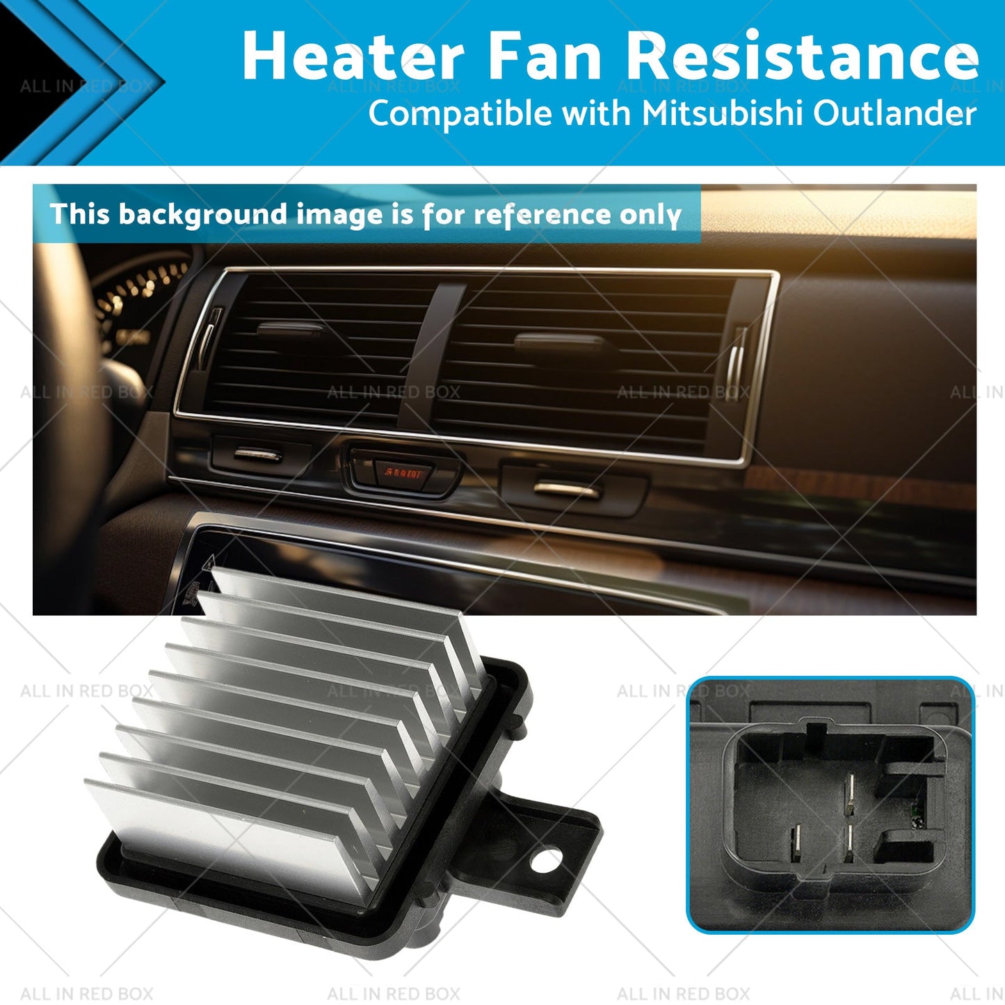 Heater Fan Resistance Suitable for Mitsubishi Outlander Pajero Sport L200 10 --0