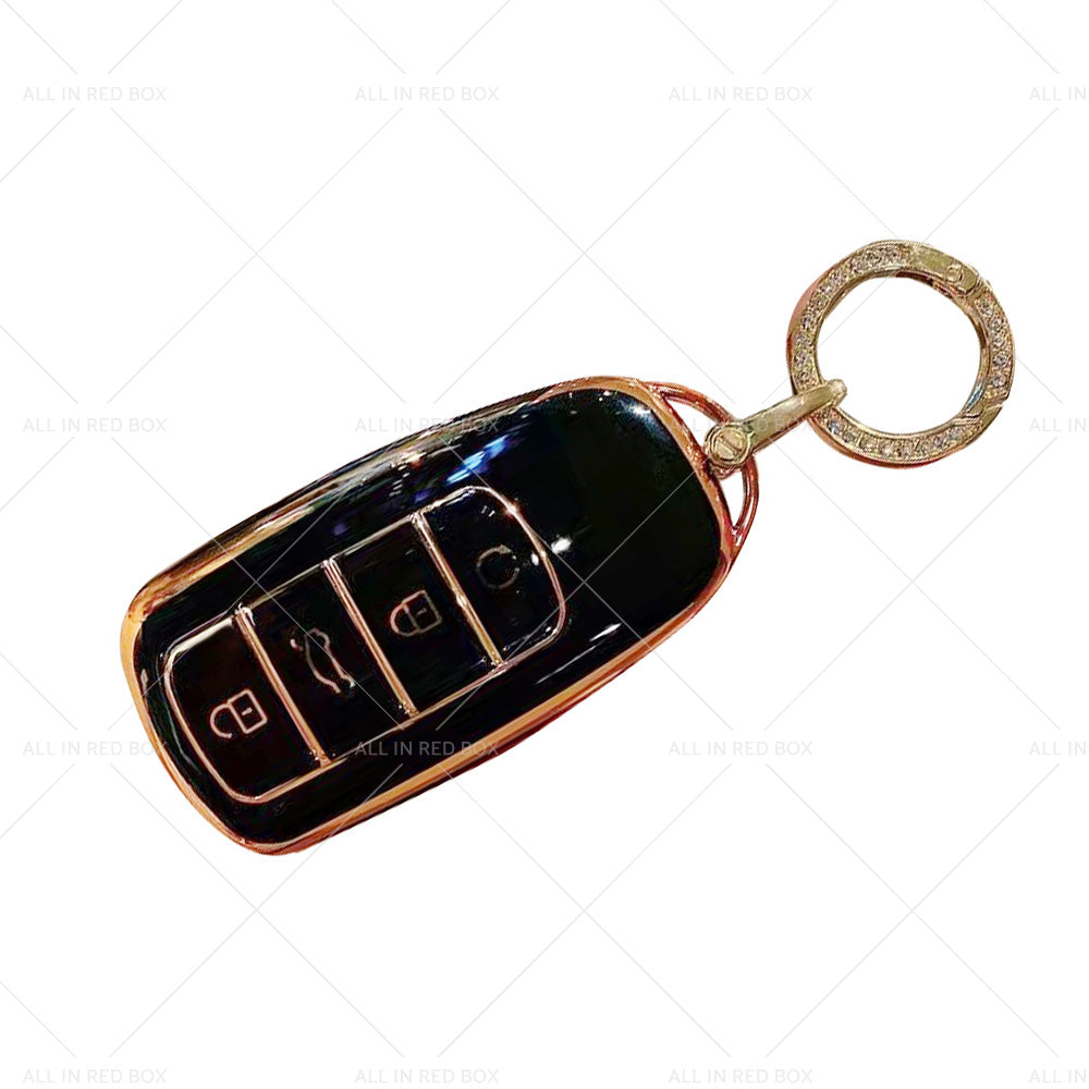 Suitable For Chery Omoda 5 Car Remote Key Fob Case Cover Black TPU-4