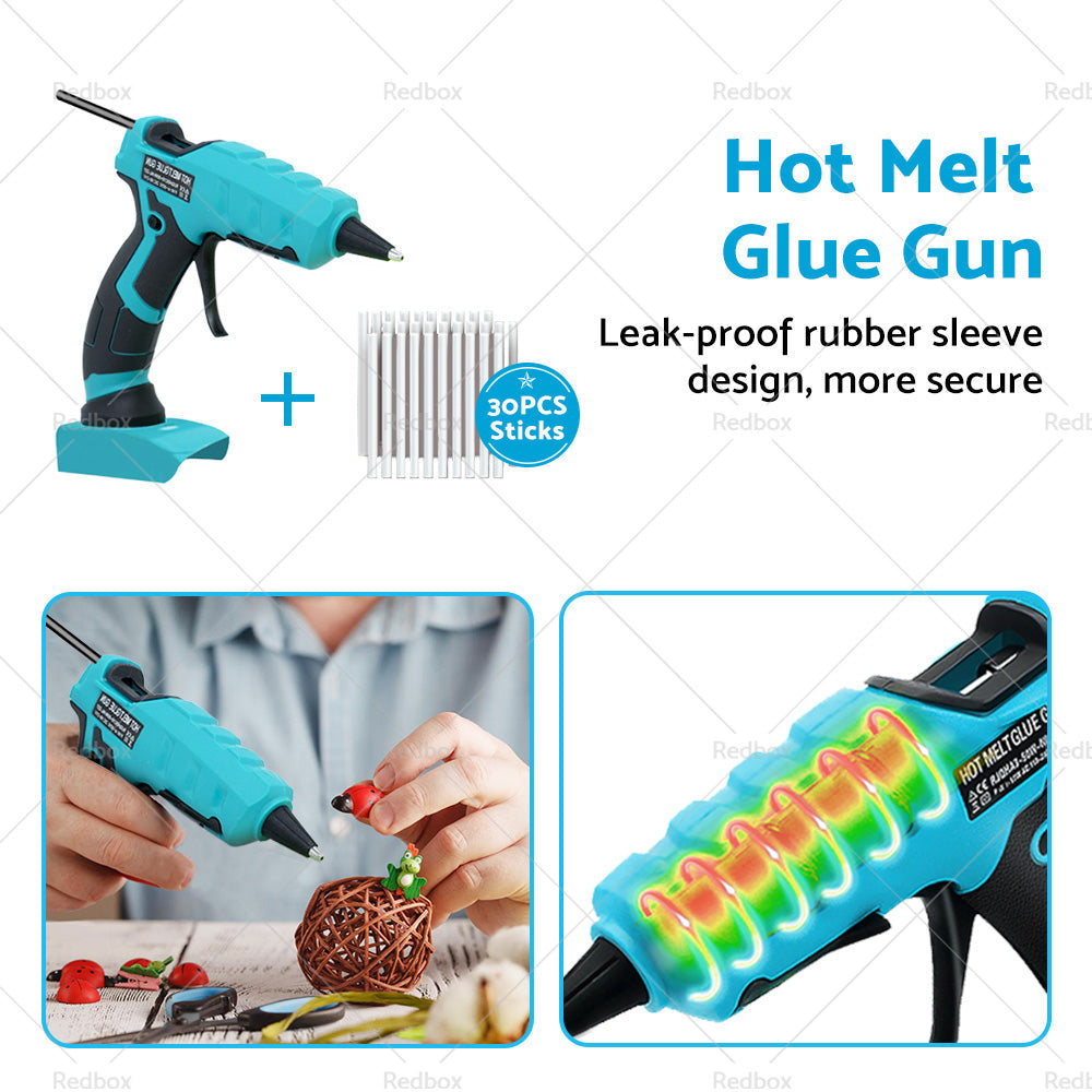 50W Cordless Hot Glue Gun Electric Heat Repair DIY Tools For Makita 18V Battery-4
