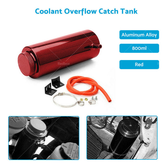800ml Red Overflow Catch Tank Radiator Coolant Expansion Tank Bottle Header-1