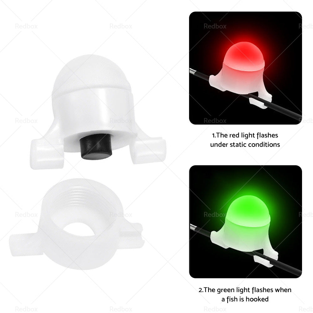 5x Fishing LED Rod Tip Night Light Strike Alert Glow Stick Bite Alarm-4
