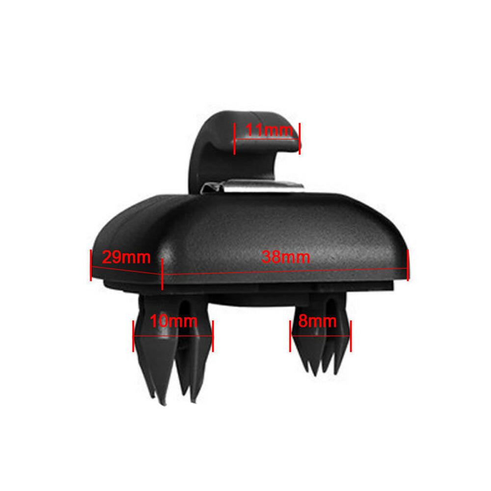 2x Left Sun Visor Clip Holder Hook Bracket Suitable For Audi A3 A4 Q3 Q5 TT-4