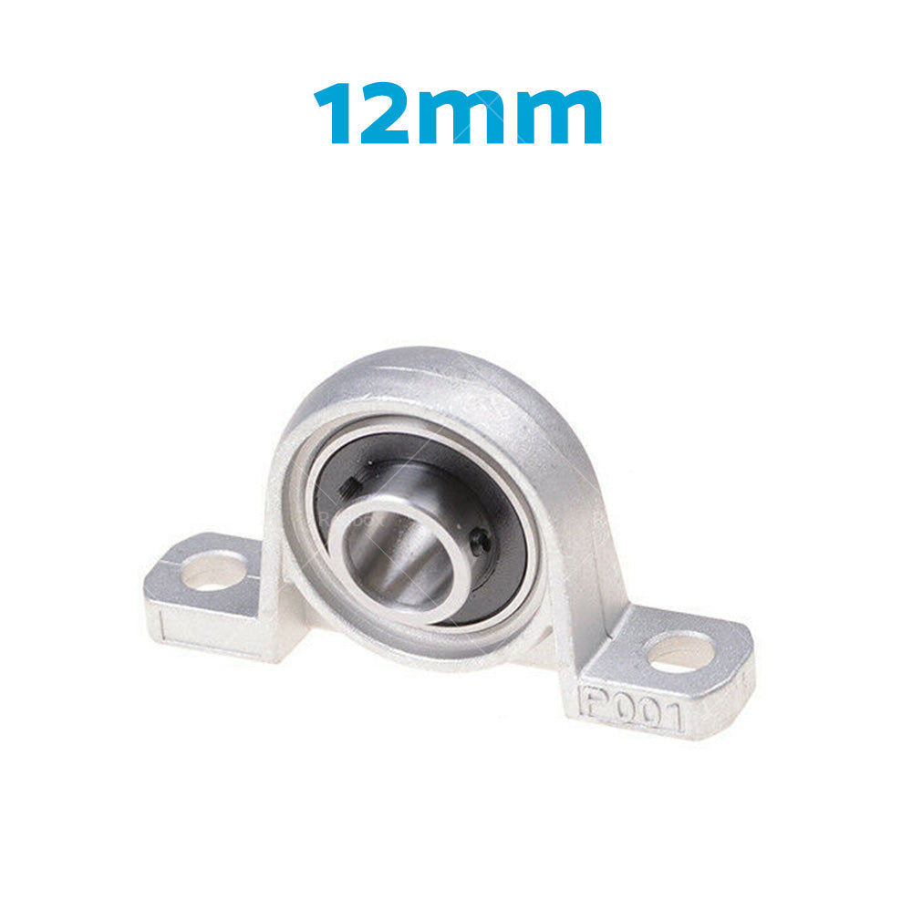 4PCS 8/10/12/20mm Inner Diameter Ball Bearing Pillow Block Zinc Alloy Metal-5